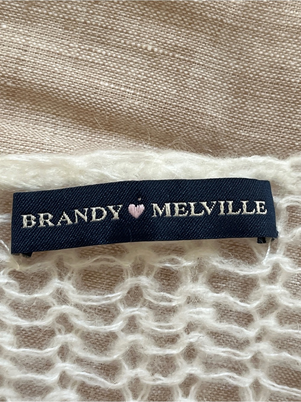 Brandy Melville Open-Knit Scoop Neck Sweater - Picture 2 of 6
